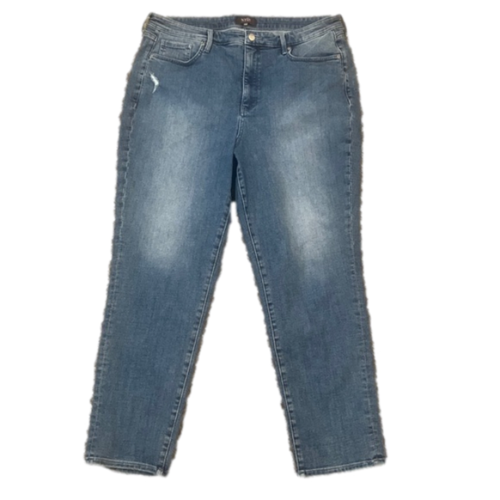 NYDJ Plus Size 14W Cropped Jeans